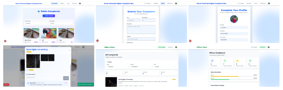 Union Parishad Digital Complaint Box